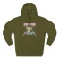 Giggly Squad I Hate Men Band-Style Hoodie Army Green