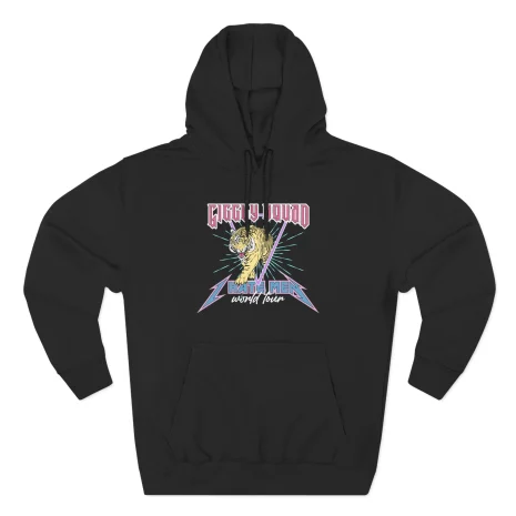 Giggly Squad I Hate Men Band-Style Hoodie Black Giggly Squad I Hate Men Band-Style Hoodie Black