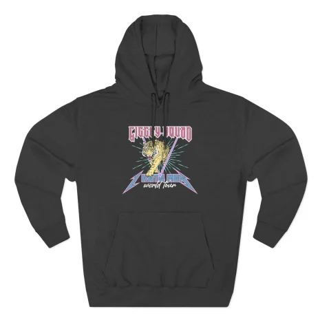 Giggly Squad I Hate Men Band-Style Hoodie Charcoal Heather Giggly Squad I Hate Men Band-Style Hoodie Charcoal Heather