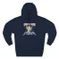 Giggly Squad I Hate Men Band-Style Hoodie Navy