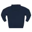 Giggly Squad I Hate Men Band-Style Hoodie Navy Back Side