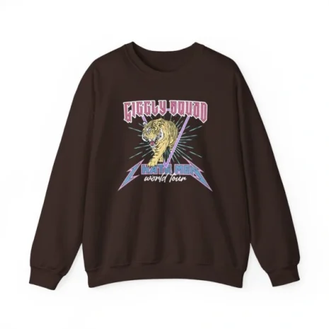 Giggly Squad I Hate Men Band Unisex Heavy Blend Crewneck Sweatshirt Dark Chocolate