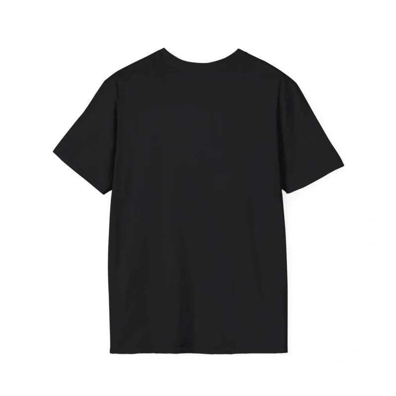 Giggly Squad I Hate Men Band Unisex Softstyle T-Shirt Black Back Side