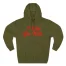 Giggly Squad I Wish You Well Script Hoodie Army Green