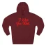 Giggly Squad I Wish You Well Script Hoodie Burgundy