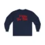 Giggly Squad I Wish You Well Unisex Ultra Cotton Long Sleeve T-Shirt Navy