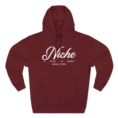 Giggly Squad Niche Aesthetic Hoodie Burgundy Giggly Squad Niche Aesthetic Hoodie Burgundy