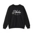 Giggly Squad Niche Pigment Unisex Heavy Blend Crewneck Sweatshirt Black