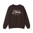 Giggly Squad Niche Pigment Unisex Heavy Blend Crewneck Sweatshirt Dark Chocolate