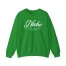 Giggly Squad Niche Pigment Unisex Heavy Blend Crewneck Sweatshirt Irish Green