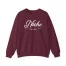 Giggly Squad Niche Pigment Unisex Heavy Blend Crewneck Sweatshirt Maroon