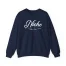 Giggly Squad Niche Pigment Unisex Heavy Blend Crewneck Sweatshirt Navy
