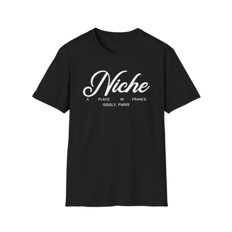 Giggly Squad Niche Pigment Unisex Softstyle T-Shirt Black