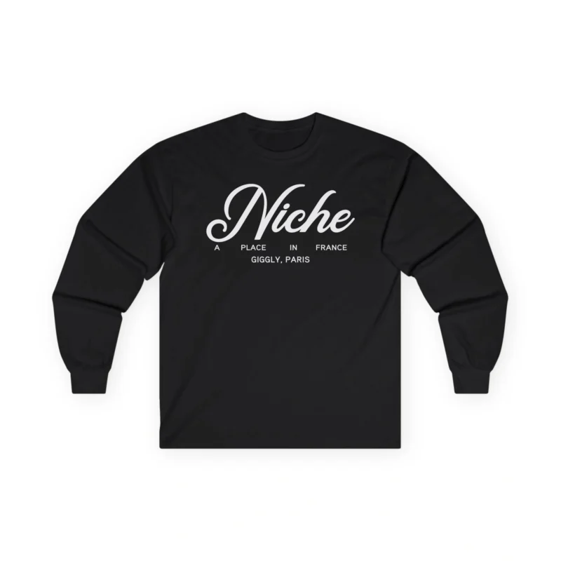 Giggly Squad Niche Pigment Unisex Ultra Cotton Long Sleeve T-Shirt Black
