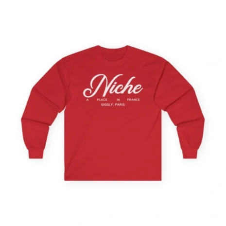 Giggly Squad Niche Pigment Unisex Ultra Cotton Long Sleeve T-Shirt Red Giggly Squad Niche Pigment Unisex Ultra Cotton Long Sleeve T-Shirt Red
