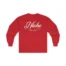 Giggly Squad Niche Pigment Unisex Ultra Cotton Long Sleeve T-Shirt Red