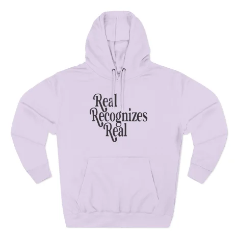 Giggly Squad Real Recognizes Real Statement Hoodie Lilac Giggly Squad Real Recognizes Real Statement Hoodie Lilac