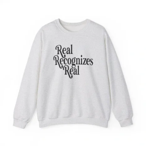 Giggly Squad Real Recognizes Real Unisex Heavy Blend Crewneck Sweatshirt Ash Giggly Squad Real Recognizes Real Unisex Heavy Blend Crewneck Sweatshirt Ash