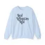 Giggly Squad Real Recognizes Real Unisex Heavy Blend Crewneck Sweatshirt Light Blue
