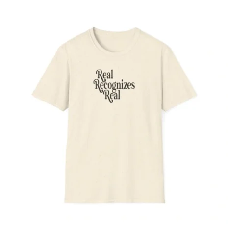 Giggly Squad Real Recognizes Real Unisex Softstyle T-Shirt Natural