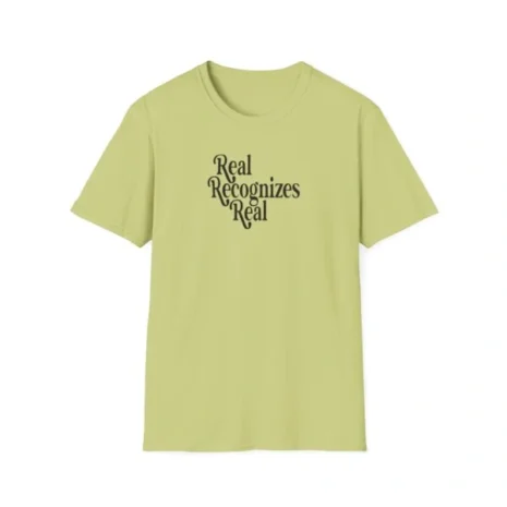 Giggly Squad Real Recognizes Real Unisex Softstyle T-Shirt Pistachio Giggly Squad Real Recognizes Real Unisex Softstyle T-Shirt Pistachio