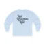 Giggly Squad Real Recognizes Real Unisex Ultra Cotton Long Sleeve T-Shirt Light Blue