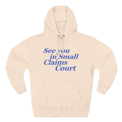 Giggly Squad See You in Small Claims Court Hoodie Pale Pink Giggly Squad See You in Small Claims Court Hoodie Pale Pink