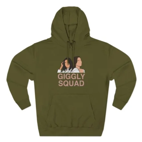 Giggly Squad Signature Hoodie Army Green Giggly Squad Signature Hoodie Army Green