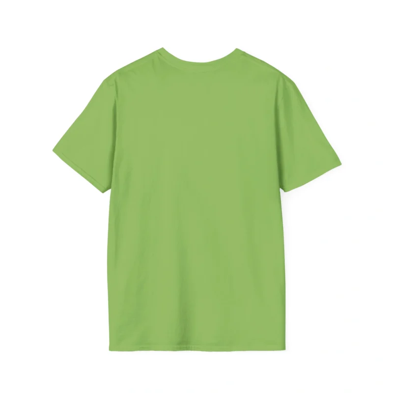 Giggly Squad Some Comedian Unisex Softstyle T-Shirt Lime Back Side