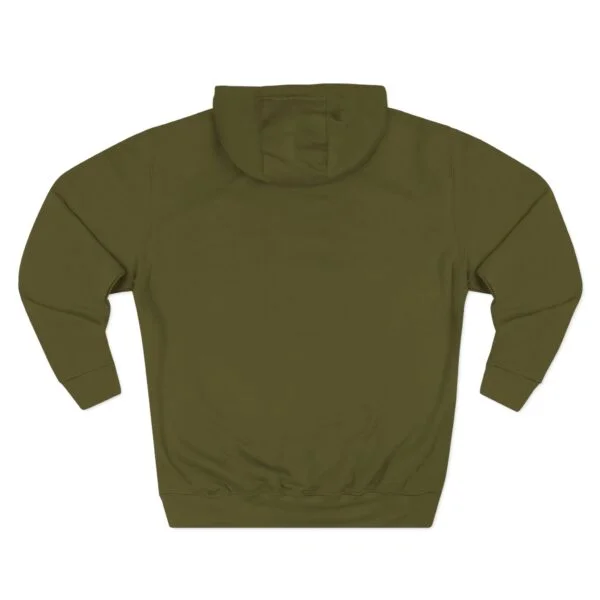 Giggly Squad Sorry I’m on Voice Rest Hoodie Army Green Back Side