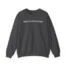 Giggly Squad Sorry I’m on Voice Rest Unisex Heavy Blend Crewneck Sweatshirt Dark Heather