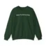 Giggly Squad Sorry I’m on Voice Rest Unisex Heavy Blend Crewneck Sweatshirt Forest Green