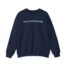 Giggly Squad Sorry I’m on Voice Rest Unisex Heavy Blend Crewneck Sweatshirt Navy