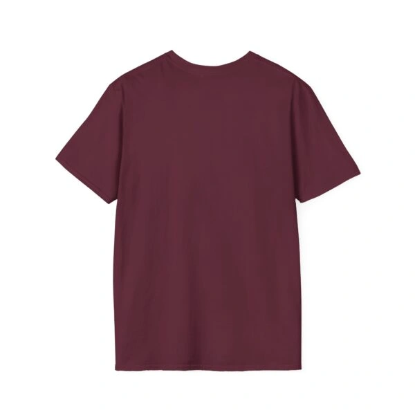 Giggly Squad Sorry I’m on Voice Rest Unisex Softstyle T-Shirt Maroon Back Side