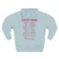 Giggly Squad Thank You for Giggling 2024-2025 Hoodie Blue Mist Back Side