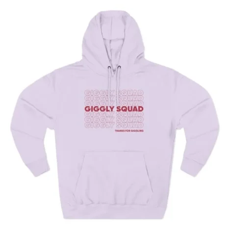 Giggly Squad Thank You for Giggling 2024-2025 Hoodie Lilac Giggly Squad Thank You for Giggling 2024-2025 Hoodie Lilac