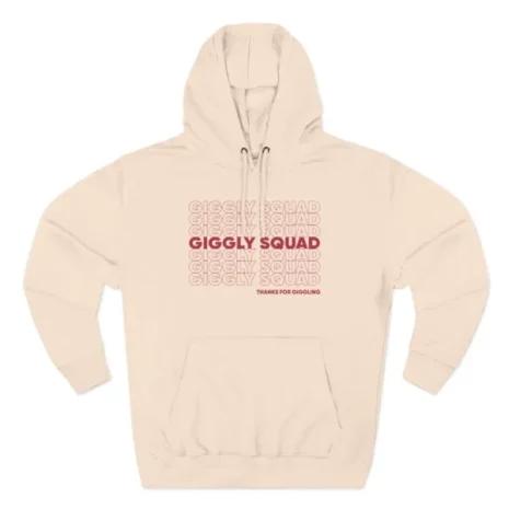 Giggly Squad Thank You for Giggling 2024-2025 Hoodie Pale Pink Giggly Squad Thank You for Giggling 2024-2025 Hoodie Pale Pink
