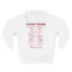 Giggly Squad Thank You for Giggling 2024-2025 Hoodie White Back Side