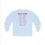Giggly Squad Thank You for Giggling 2024-2025 Unisex Ultra Cotton Long Sleeve T-Shirt Light Blue Back Side
