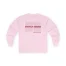 Giggly Squad Thank You for Giggling 2024-2025 Unisex Ultra Cotton Long Sleeve T-Shirt Light Pink