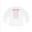 Giggly Squad Thank You for Giggling 2024-2025 Unisex Ultra Cotton Long Sleeve T-Shirt White Back Side