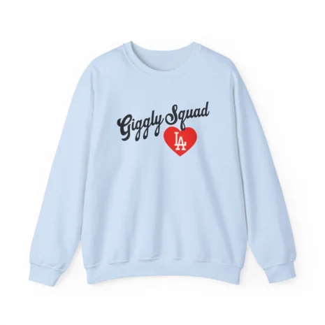 Giggly Squad Unisex Heavy Blend Crewneck Sweatshirt Light Blue Giggly Squad Unisex Heavy Blend Crewneck Sweatshirt Light Blue