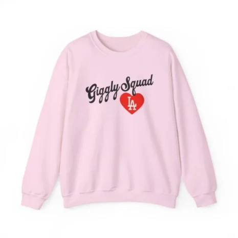 Giggly Squad Unisex Heavy Blend Crewneck Sweatshirt Light Pink Giggly Squad Unisex Heavy Blend Crewneck Sweatshirt Light Pink