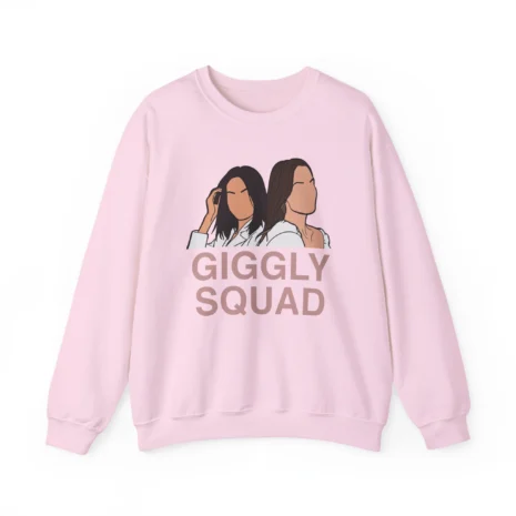Giggly Squad Unisex Heavy Blend Crewneck Sweatshirt Light Pink Giggly Squad Unisex Heavy Blend Crewneck Sweatshirt Light Pink