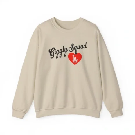 Giggly Squad Unisex Heavy Blend Crewneck Sweatshirt Sand Giggly Squad Unisex Heavy Blend Crewneck Sweatshirt Sand