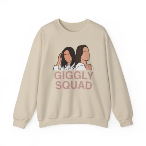 Giggly Squad Unisex Heavy Blend Crewneck Sweatshirt Sand Giggly Squad Unisex Heavy Blend Crewneck Sweatshirt Sand