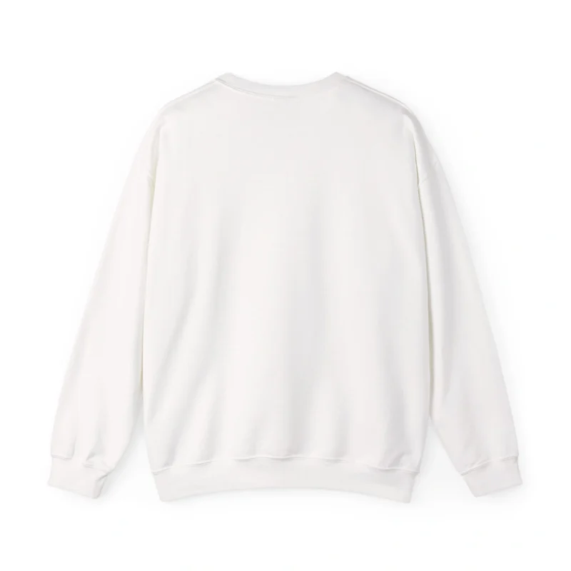 Giggly Squad Unisex Heavy Blend Crewneck Sweatshirt White Back Side