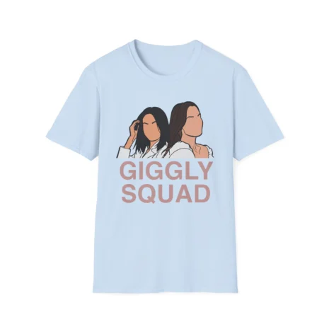 Giggly Squad Unisex Softstyle T-Shirt Light Blue Giggly Squad Unisex Softstyle T-Shirt Light Blue