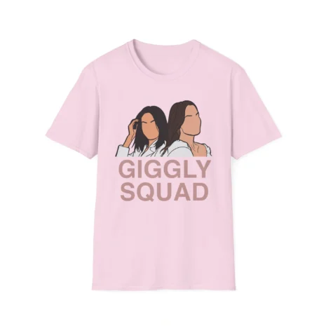 Giggly Squad Unisex Softstyle T-Shirt Light Pink Giggly Squad Unisex Softstyle T-Shirt Light Pink