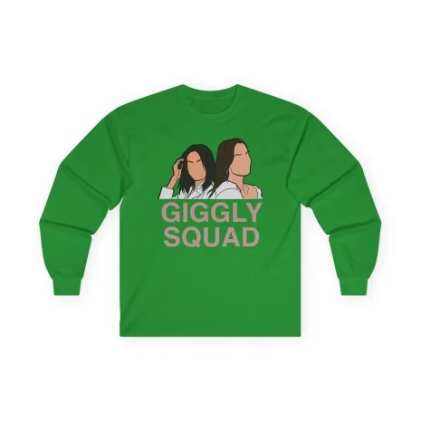 Giggly Squad Unisex Ultra Cotton Long Sleeve T-Shirt Irish Green Giggly Squad Unisex Ultra Cotton Long Sleeve T-Shirt Irish Green